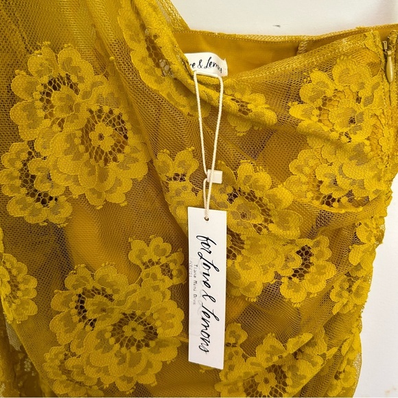 NWT For Love and Lemons Tiana Mini Dress - Picture 8 of 15